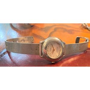 Women's 25mm Trendz Bangle Bracelet Watch, Multicolor Accents, MOP Face